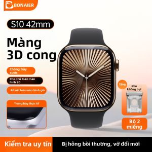 Miếng dán cường lực Apple Watch Invisible Borene S10 S9 S8 S7 toàn màn hình Tương thích iWatch