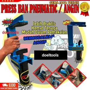 ALAT Pres Ban Pneumatic alat Jepit ban Tubles dan Non tubles Super jumbo super Tebal