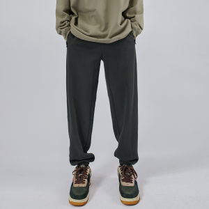HAMB Original Mens Loose Fit Cotton Sweatpants Autumn New Arrival Heavyweight Street Style Sporty Casual Trousers