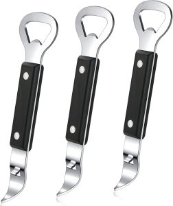 Manual Stainless Steel Can Punch Bottle Opener 1/2/3Pcs Small Bottle Opener Can Beer Bottle Opener Can Tapper for Camping