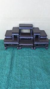 ตัวลูกโต๊ะหมู่บูชา หมู่ 9 หน้า 4 สีโอ๊ค ไม้สัก กว้าง 30 ซม. ยาว 60 ซม. สูง 26 ซม.