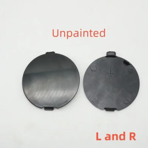 1 Pair Front Bumper Towing Hook Eye Cover Trailer Trim Cap For Mazda CX3 CX-3 DK 2014-2023
