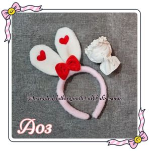 BANDO KELINCI ELASTIS IMPORT PREMIUM / BANDO MERAH PUTIH / BANDO TELINGA KELINCI PITA LOVE / BANDANA RABBIT VINTAGE / BANDO BULU KOREAN STYLE / BANDO BULU LEMBUT / BUNNY HAIRBAND / PRB3815