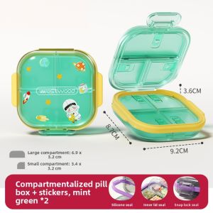YYIEDERNG | Moisture-Proof Portable Pill Organizer 7 Days