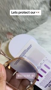 Grade:-50 ~ -400 Fotokromisme anti radiasi minus bingkai TR90 persegi kacamata mata wanita laki-laki kacamata Myopia