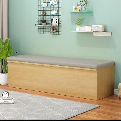 DANBIYIN | Storage Sofa Bench Soft Padded Long Stool