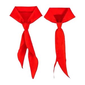 Thickened Pure Cotton Red Scarf Anti-Wrinkle Small Size for Primary School Students Cultural Creative Supplies Business Tools