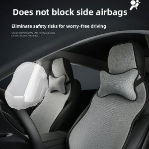 LOUGOU | All-Season Breathable Car Seat Cover for Model Y