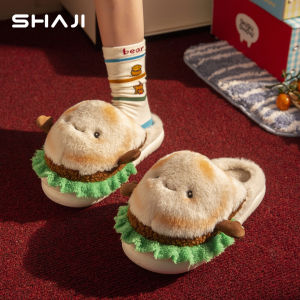 SHAJI | Warm Furry Womens Slippers
