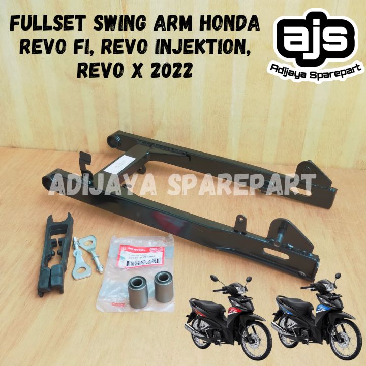 Fullset Fork Forok Swing Arm Arem Lengan Ayun Sasis Garpu Supit Udang Belakang Sepeda Motor Honda Revo Fi Injeksi Injection Revo X Tahun 2022 Murah Model Ori Original