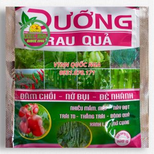 PHÂN BÓN LÁ NPK DƯỠNG RAU QUẢ TO TRÁI THẲNG TRÁI BÓNG TRÁI