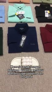 Kemeja Anak Laki Laki Warna Maroon/kemeja anak cowok umur 1-14 tahun/Kemeja Maroon Anak Laki Laki/kemeja anak laki2 terbaru/Bil Barqah17