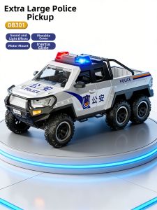 BABYSHOME | Children Large Armored Police Truck Toy Gift