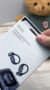 HTC NE25 TWS Wireless Earbuds Bluetooth 5.3 ENC Noise Cancelling LED Digital Display Low Latency Sports Gaming Stereo Headphones