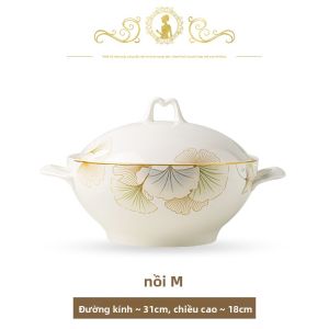YICHEN | Bộ Dụng Cụ Ăn Bữa Cơm Gia Đình Bằng Sứ Làm Quà Tặng Tân Gia
