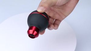 Nút Cần Số Da 5 Cấp Cần Số Tay Cho Xe Số Sàn Xe Tải SUV Lắp Chung Vòng Nhôm Cần Số Hộp Số