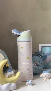 【STRICTLY AUTHENTIC】Owala x Cinnamoroll FreeSip Water Bottle 24oz/32oz Leak-Proof with Built-in StrawBPA-Free