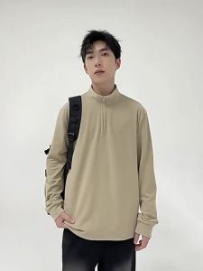 Warrior | New Spring Loose Casual Fleece Half-Zip Hoodie