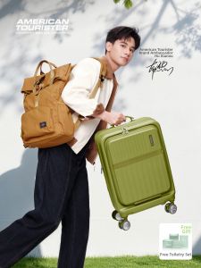 American Tourister | Dual Door Expandable Easy Access Luggage