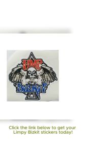 LIMP BIZKIT BAND ROCK N ROLL VINYL STICKERS