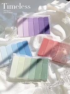 1 Pack Of 6 Correction Tape Gradients Macaron Color Portable Mute Trackless Square Shape Easy To Use For School Office Home Supp