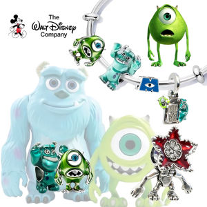 Original Charm BeadsPixar Monsters Inc. Door Dangle CharmMike Wazowski Charm BeadsFit Pendant Bracelet Women Jewelry