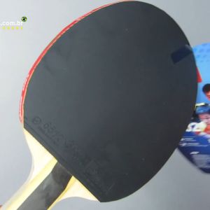 DHS T1002 Table Tennis Racket Ping Pong Bat 1 Star with Case