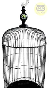 Kicau Mart Jebakan Atap Plafon Sangkar Lovebird Mika Jala Kandang Bulat Kapsul Love Bird Anti Naik Keatas Amclbaw