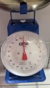 KUKE Timbangan Duduk Jarum Analog Buah/Sembako/Daging/Tepung Body Besi