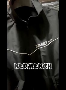 GTY Black Team Loose Jacket For Men Vintage Varsity Windbreaker Coat With Zipper For Tactical Sports