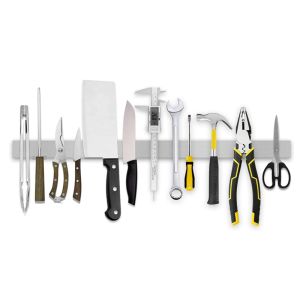 Strong Magnetic Knife Holder Wall Mount Stainless Steel Knife Stand Strip Organizer Kitchen Bar Storage Kitchen Accessories