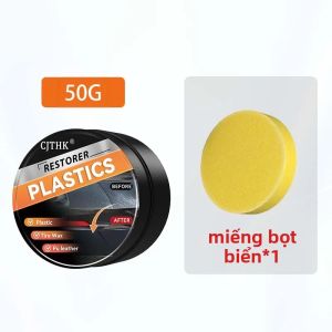 Sáp Phủ Bóng Phục Hồi Nhựa Tự Động Làm Đen Bóng Cho Nội Thất Da & Làm Mới Bảng Điều Khiển Sản Phẩm Chăm Sóc Xe Hơi
