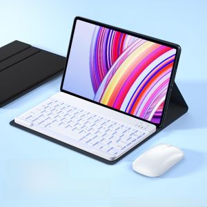 Redmi pro 12.1 Inch Bluetooth Keyboard Protective Case Simple Style Leather Material for Redmi Padpro 5G Version Tablet Protection Cover