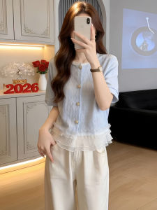 Shalldoer | Lace Trim Design French Style Premium Shirt