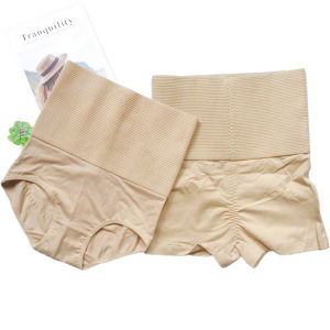 Waist Shaping Underwear Strong Corset Bodybuilding Basic Hip Lifting Seamless Burning Fat Breathable High Waist Postpartum Belly Contraction Soft Pure Cotton