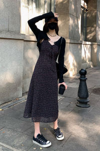 CHOUXIE | Sweet Style Floral Slimming Dress