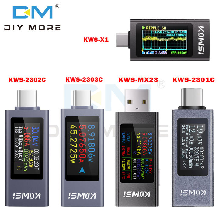 Diymore KWS-2301C đa chức năng màn hình hiển thị kỹ thuật số DC Đồng hồ ...