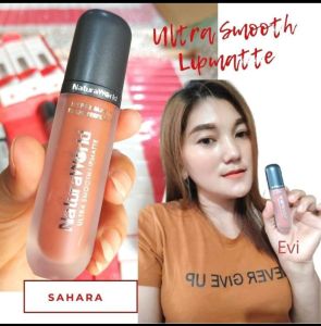 lipstik matte NaturaWorld 100% original dari member resmi tahan 16 jam halal sah sholat