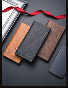 Dawaar Dompet Panjang Pemegang Kad Lelaki ( Bili Classic Men Phone Coin Card Holder Gift Purse Wallet ) 12P2