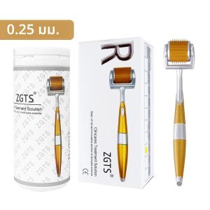 Zgts 192 Derma ลูกกลิ้ง Derma ไทเทเนียมลูกกลิ้งนวดหน้า Mesotherapy dermaroller สำหรับความงามบนใบหน้าริ้วรอยลบรอยแผลเป็นกระชับผิวขาว