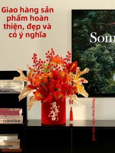 ZHONGGE | New Home Decorative Simulated Red Holly Berries Flower Bouquet