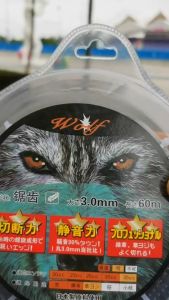 สายเอ็นตัดหญ้า แบบฟันเลื่อย ฟันฉลาม SC30TB-60 ขนาด 3 มิล 1 LB ยาว60เมตร เอ็นฟันเลื่อย ฟันเลื่อย ฟันฉลาม ตัดหญ้า