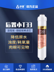 Post-Activated Carbon Filter Core for Purifier Small T33 Net Health Water Purifier Ultrafiltration Machine Kitchen Appliance