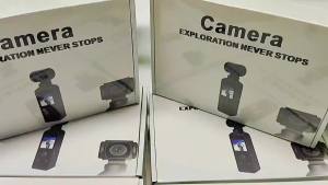 K8 4K Pocket Action Camera 270° Rotatable Thumb Camera Vlog Wifi Mini Sports Cam Waterproof Helmet Travel Bicycle Driver Recorde