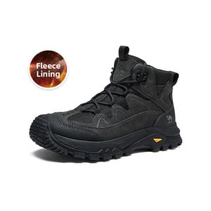 CAMEL | Mens High-top Winter Anti-slip Warm Fleece-lined Outdoor Hiking Shoes