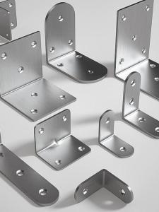 Corner Brackets for Fixing and Joining L-Shaped Shelf Support