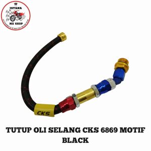 Tutup Oli Selang CKS-6869 motif black