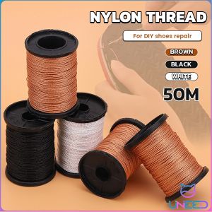 Need 50m Nylon Thread Durable Flat Hand Stitching Handicraft Cord Width 0.6mm