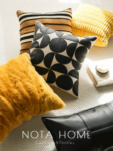 Rabbit Fur Pillow Case Modern Simple Design Home Decoration