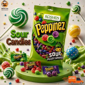 ROSHEN Peppinezz Sour Candy /Filled Sweet Candies/Available in: 1KG